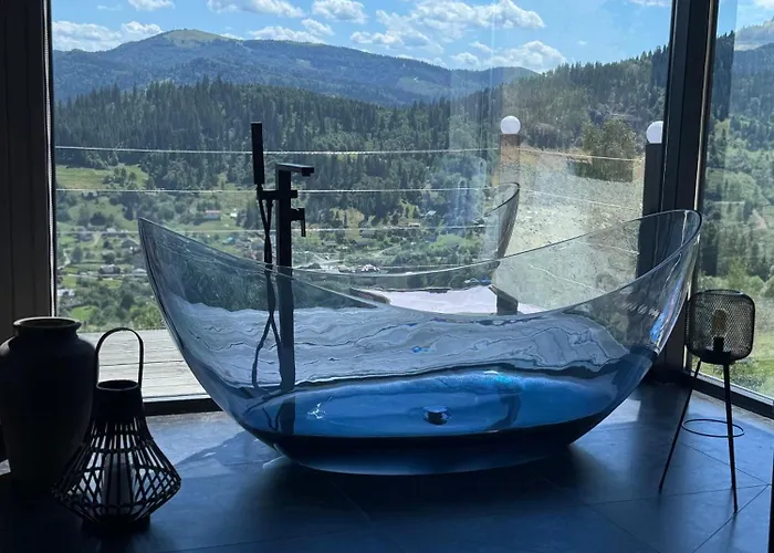Sky Space в горах з теплим басейном *